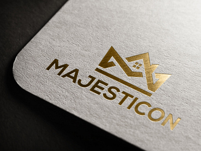 MAJESTICON branding business logo design creative design graphic design logo logodesign luxury text website logo