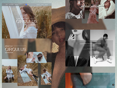 Circal Fashion Introducing '21 New Collection "Circulus" design fashion figma figmadesign ui web web design