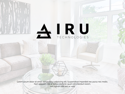 AIRU Technologies air logo air purifier air purifier logo airpurifier logo logo design logodesign