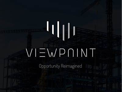 VIEWPOINT construction logo logo design logodesign