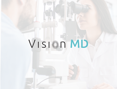 Vision MD logo design logodesign ophtalmology logo ophthalmology