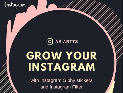 Instagram Sticker Filter adobe illustrator animation colorful illustration illustrator instagram filter instagram sticker logo