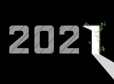 2021 creative design - made with illustrator 2021 design happy new year illustration