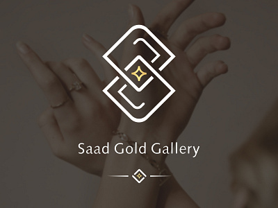 Saad Gold Gallery - Brand Identity/Logo Design brand brand identity graphic design jewelry logo logo design luxury minimal signature