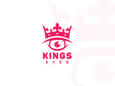 Kings Eyes Logo Design branding content creation logo creare logo creative design crown logo design eye logo identitate vizuala logo logo design visual identity