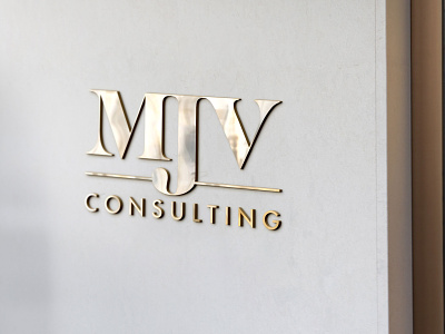 MJV Consulting Logo agency logo branding consulting consulting logo creative design design identitate vizuala initials logo logo logo design marketing logo visual identity