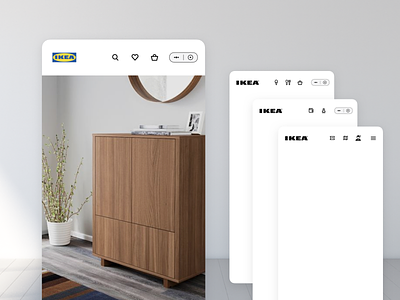 Frames and containers home furnishing menu ui wechat