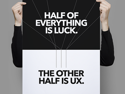 My new motto motivation poster ux