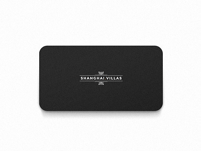 Business Card black business card logo montserrat shanghai simple