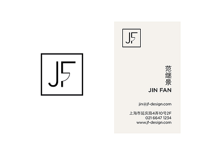 JF Interior Architecture architecture card design floorplan interior logo