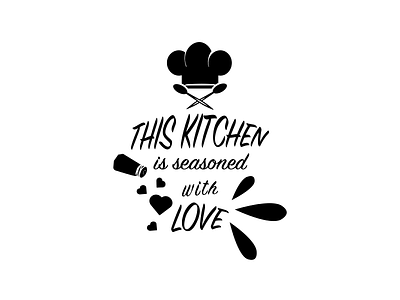 Kitchen Quote art design flat graphic design illustration logo vector