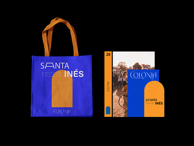 Visual direction for Colonia Santa Inés branding design identitydesign logo typography