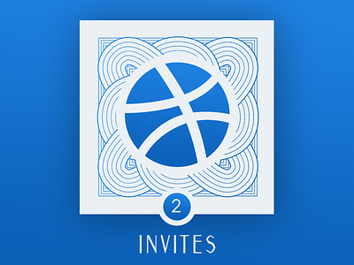 CLOSED -- 2 Dribbble Invites Giveaway app card design dribbble giveaway icon illustration invites vector visual