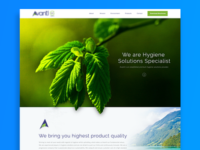 Design For Hygiene Solutions Company app application branding clean design icon ui ux web website