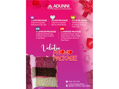 ADUNNI CAKES AND PASTERIES creativity design graphic design visual communication