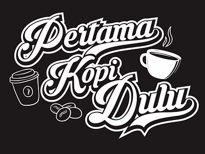 All about coffe design flat vector