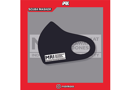 My Design Scuba Mask design flat logo vector