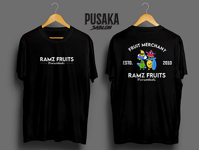 Design T-Shirt "Ramz Fruits" branding graphic design