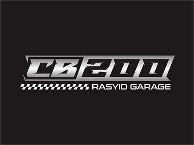CB 200 - Rasyid Garage branding graphic design