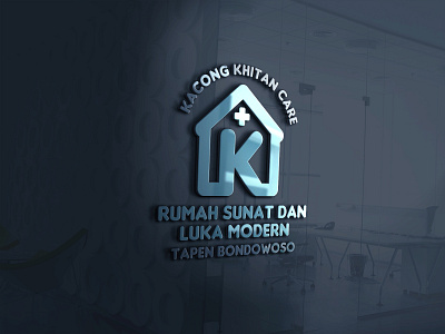 Design Logo Rumah Khitan design flat logo vector