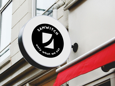 Logo design for Samwitch – food stall brand