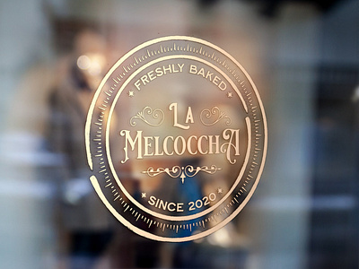 Logo design for La Melcoccha branding design flat logo minimal typography vector