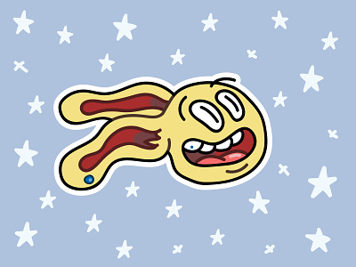 Rabbit sticker 2d animal art character design design illustration vector