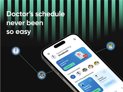 Doctor's scheduler for appointments daily ui design illustration ui ux