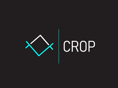CROP art branding creative logo crop design flat graphic design icon logo minimal modern logo simple