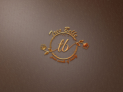 Luxury circle logo creative logo design flower graphic design heraldic illustrator logo luxury logo minimal tb typography vector