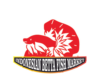 INDONESIAN BETTA FISH MARKET animation art design icon illustration lettering logo type typography vector