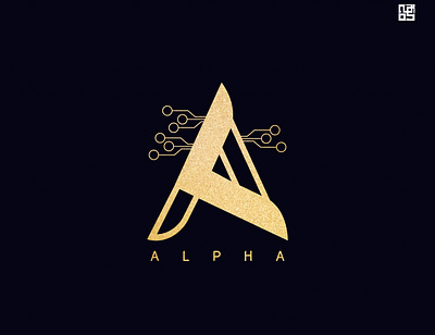 Alpha technologies logo design branding design icon illustrator logo photoshop typography ui ux vector