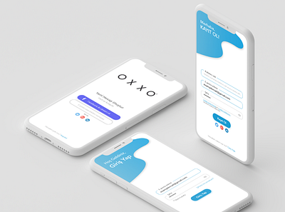 UI/UX Design iPhone X Login and Sign Up Pages app appdesign design illustration minimal ui uidesign uiuxdesign ux website