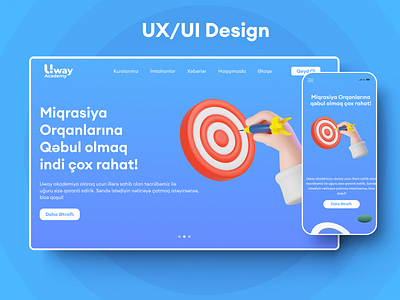 Uway Academy UX/UI Design advertising design illustration ui ux vector