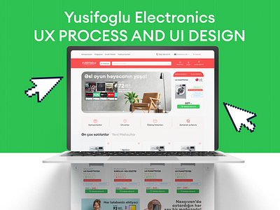 Yusifoglu Electronics UX/UI Design graphic design ui user experience user interface ux uxui