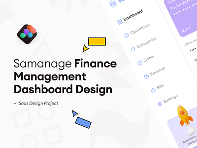 Finance Management Dashboard - SaaS Platform UX/UI Design dashboard saas design ui user experience user interface ux