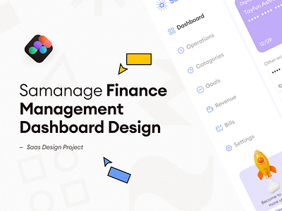 Finance Management Dashboard - SaaS Platform UX/UI Design