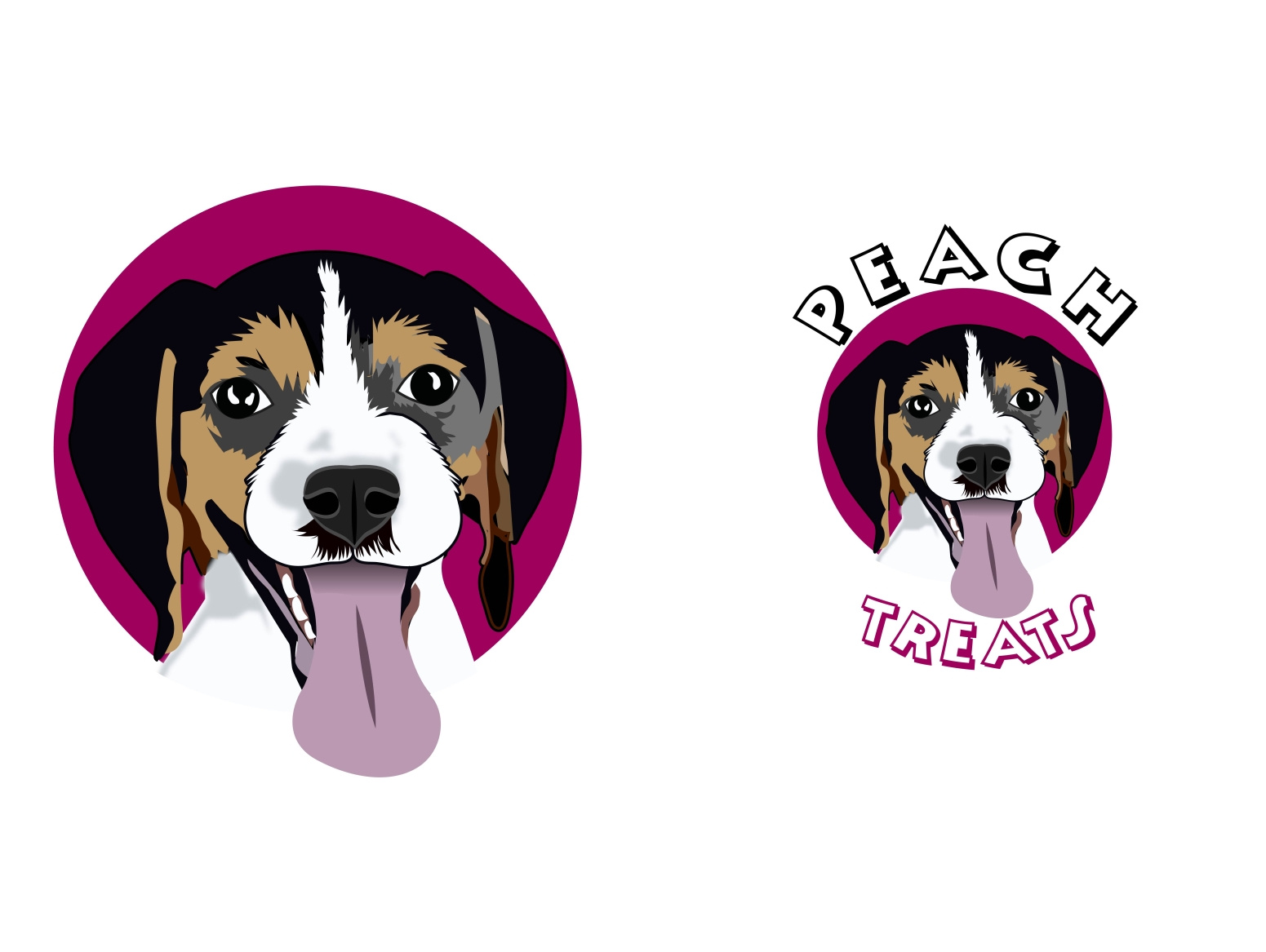 Peach Dog by huria on Dribbble