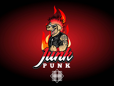 JuNk PuNk branding graphic design logo