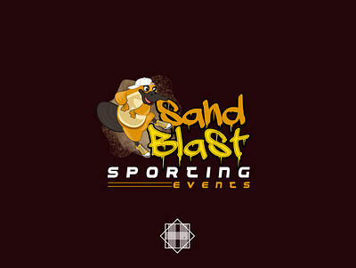 sand blast branding graphic design illustration logo