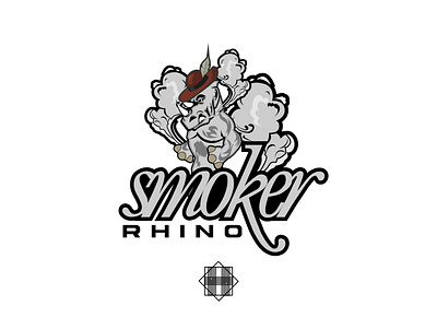 Smoker branding design illustration vector