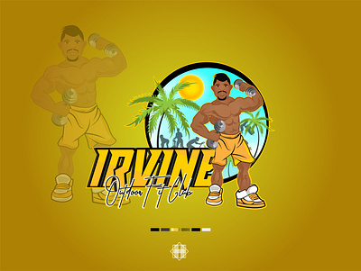 black irvine graphic design illustration logo vector