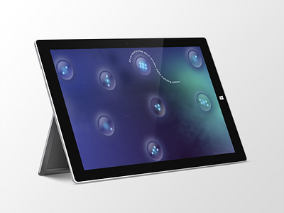 Wintouch bubble gesture marketing mobile surface touch ui ux windows