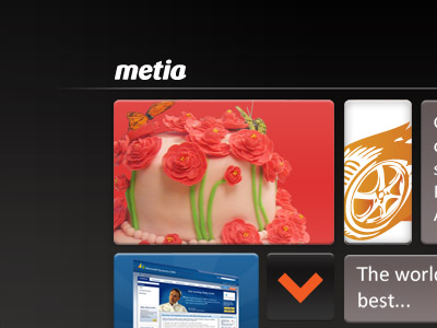 Metia website brand interaction ui ux website