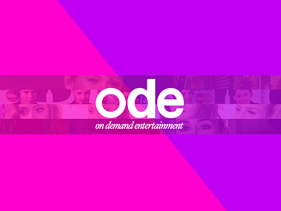 ode branding branding entertainment logo news social ui