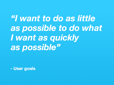 User goals #1 design goals hierarchy journey mvp needs phases product user ux