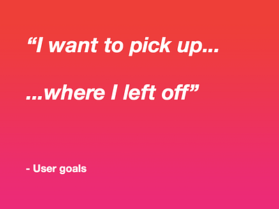 User Goals #2 design goals hierarchy journey mvp needs phases product user ux