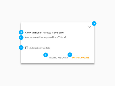 Dialog component dialog framework ui ux