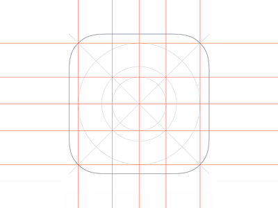iOS App Icon template for Sketch