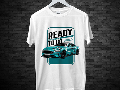 Super Car Graphic T-shirt Design